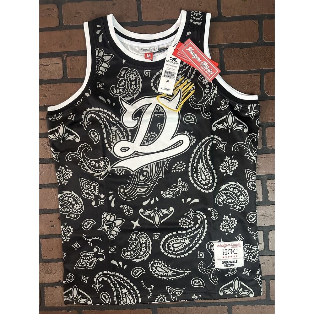 DREAMVILLE Headgear Classics Black‎ Basketball Jersey ~Never Worn~ M
